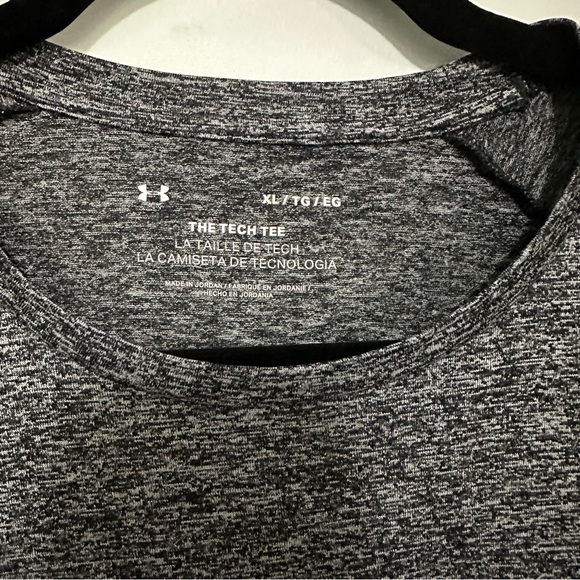 Under Armour The Tech Tee Men's T-Shirt Short Sleeve Gray XL - Picture 4 of 9